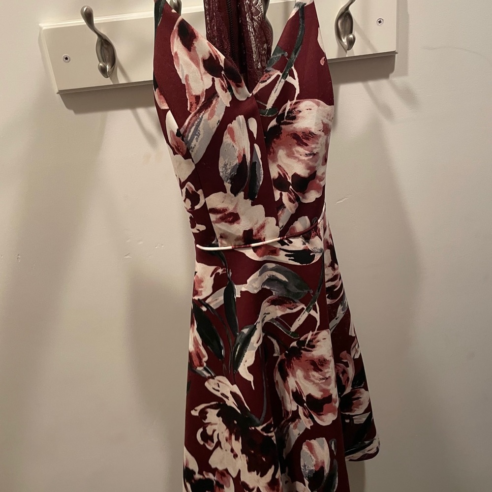 Floral homecoming dress